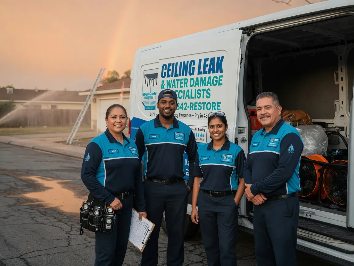Ceiling Leak Cleanup company in Pleasant Hall, PA